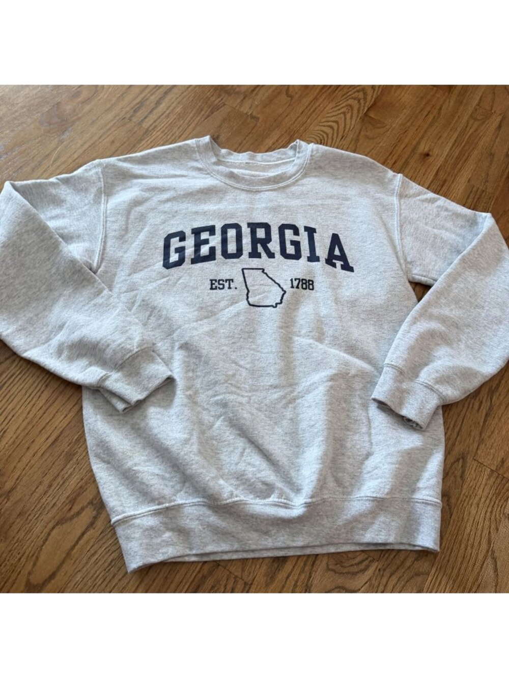 Unbranded Womens Gray Georgia Sweatshirt Palmetto Moon Small